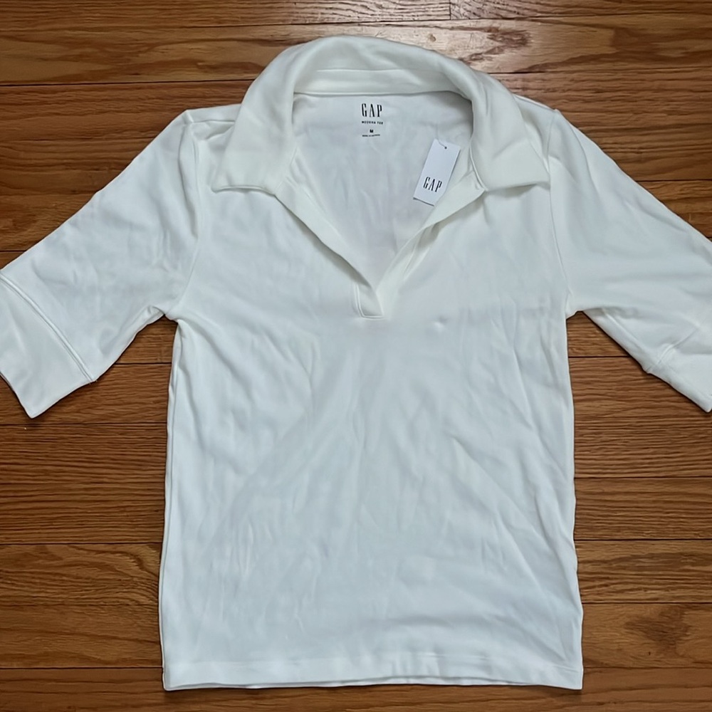 GAP White Polo Shirt women’s